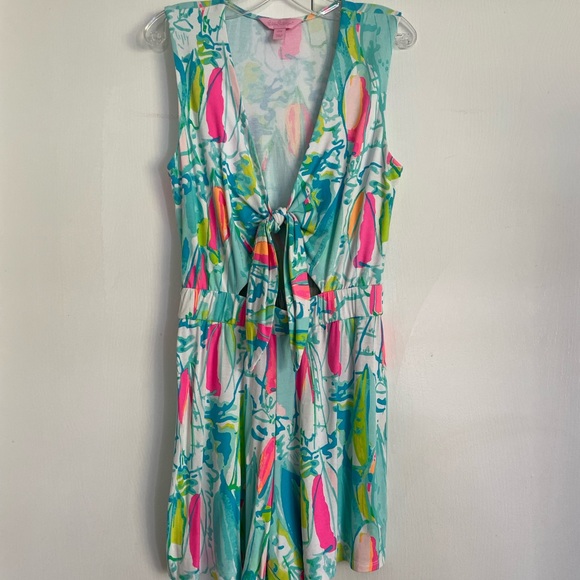 Lilly Pulitzer Greer Romper - Picture 1 of 7